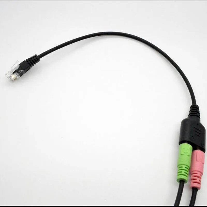 Кабель для гарнитуры 2X3 5 мм к разъему RJ9 адаптер конвертер подключения