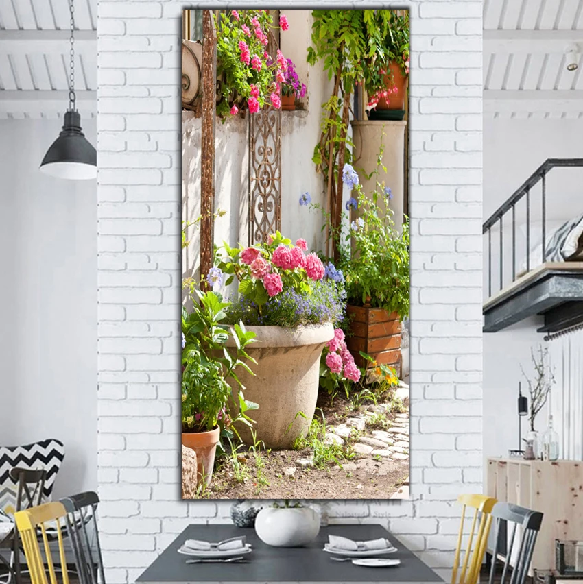 3 шт. Королевский сад цветы пейзаж печать на холсте рождественские украшения