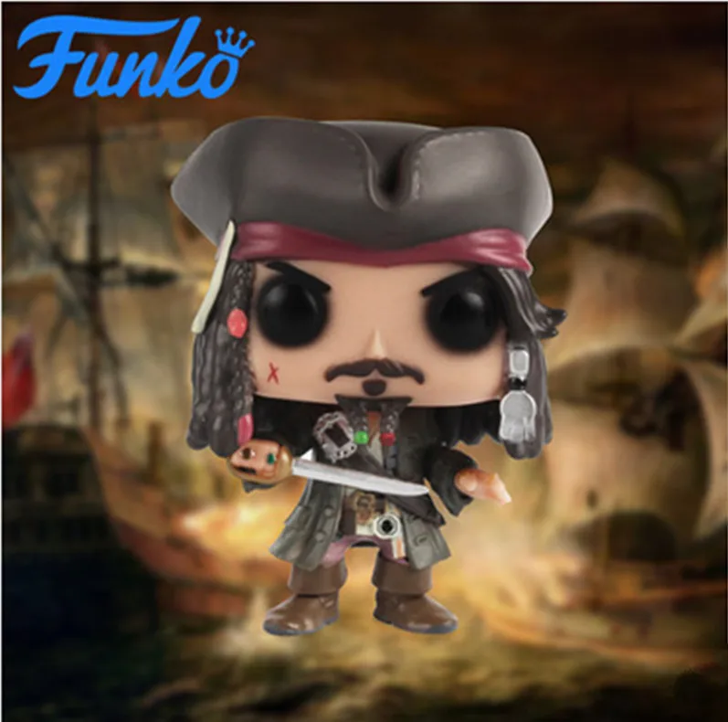 Официальный FUNKO POP Пираты Карибского моря #273 модель Джек Воробей капитан барбосса