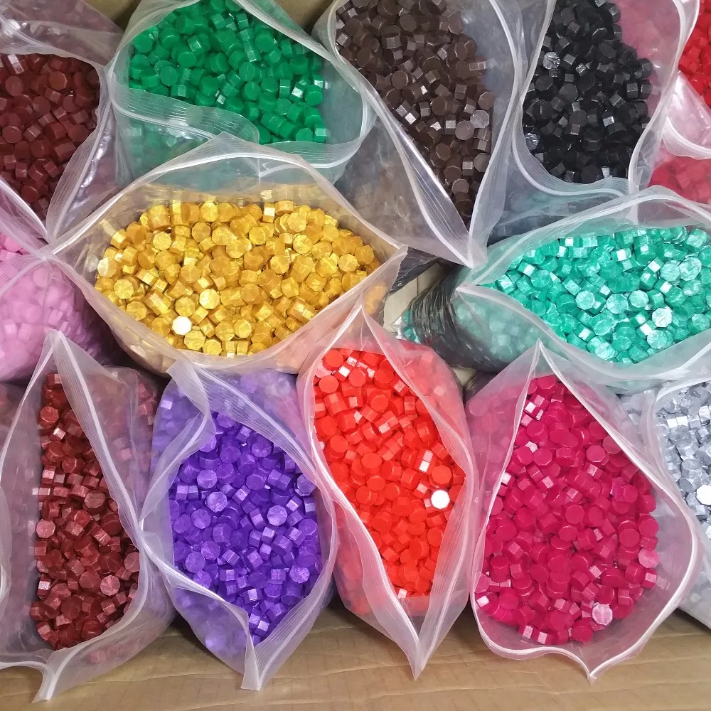 500 шт. винтажные восковые таблетки для запечатывания бусинки гранулы зернистое