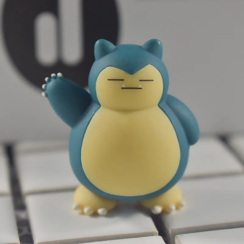 5 стилей Аниме мультфильм 4 см Snorlax фигурка милый мини ПВХ Коллекция модель