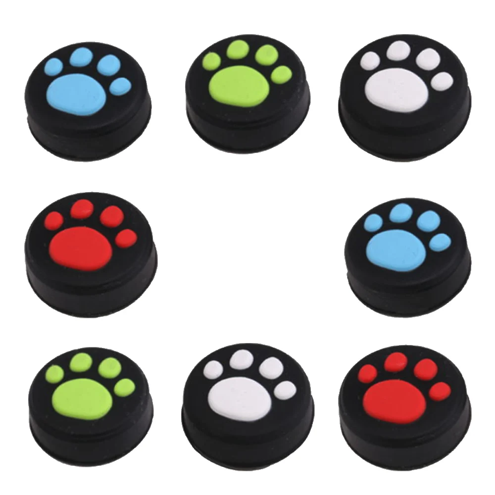 Bevigac 8 шт. силиконовых кейсов Paw Стиль Стик Джойстик Крышки ручки чехлы Чехол для