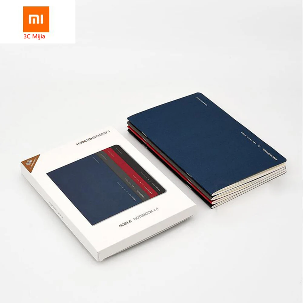 4 шт./компл. Xiaomi Kaco дневник Тетрадь 32 Страница Блокнот Дневник для записей, офисные школьные принадлежности, алюминиевый сплав Закладка-линейка 4 шт./компл