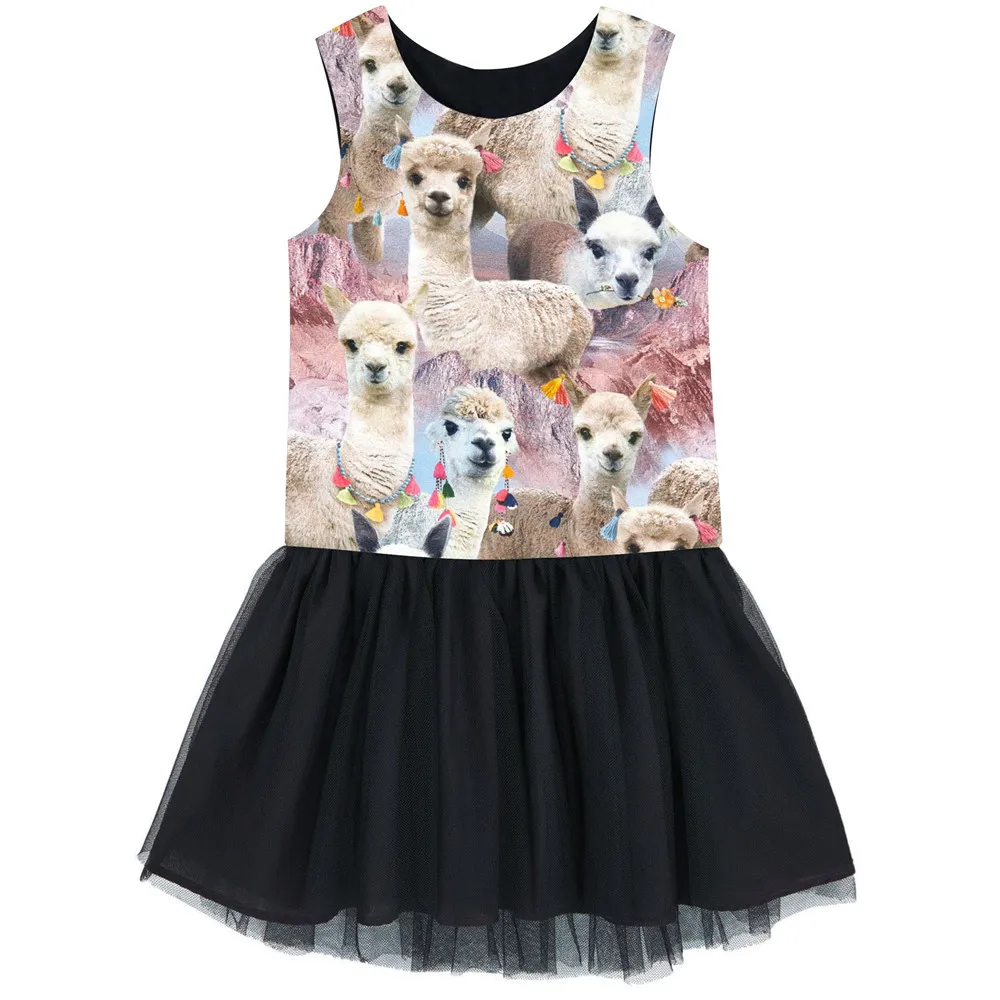 Кружевные платья для маленьких девочек с красивым цветочным принтом маленькая