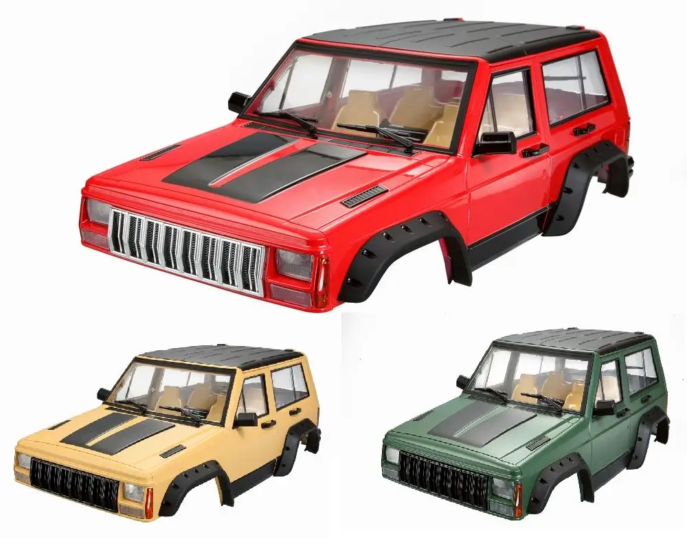2020 жесткая пластиковая колесная база 313 мм корпус автомобиля для 1/10 RC Rock Crawler Axial