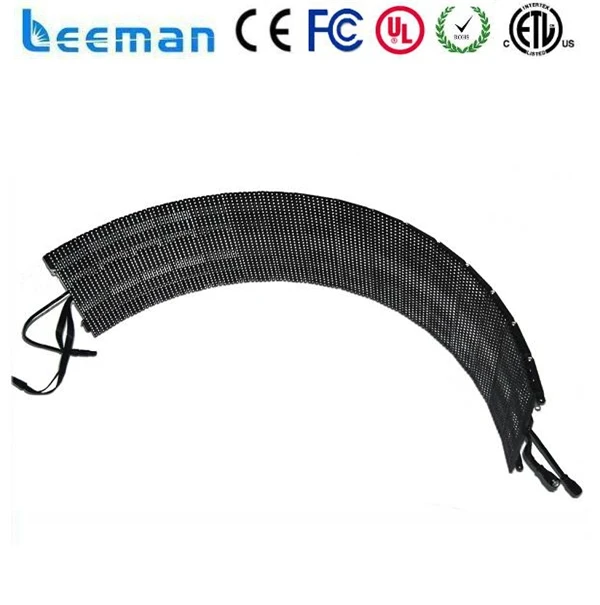 Leeman P10 P12 P16 P20 P31.75 P40mm полосы сетки P37.5 крытый полный цвет складной висит занавес