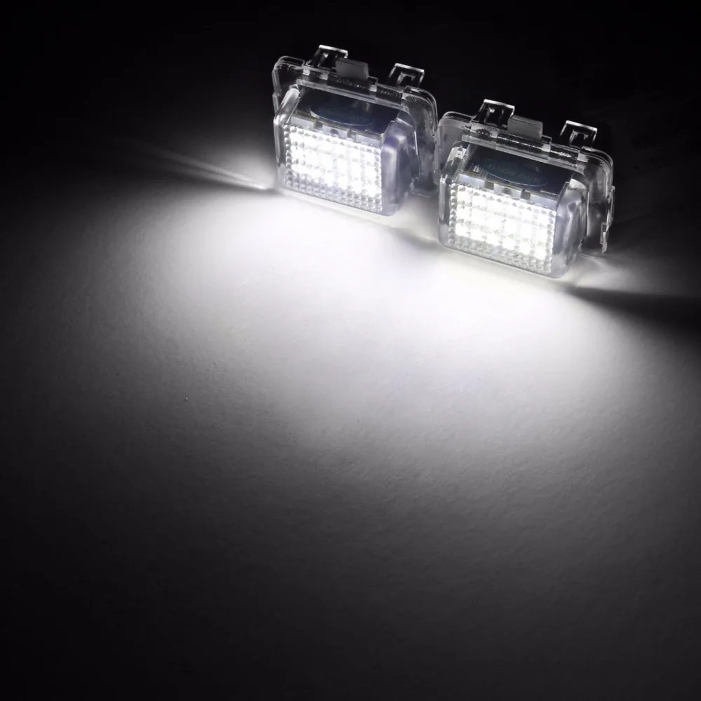 ANGRONG 2 шт. 18 SMD Светодиодный автомобильного номерного знака светильник без ошибок