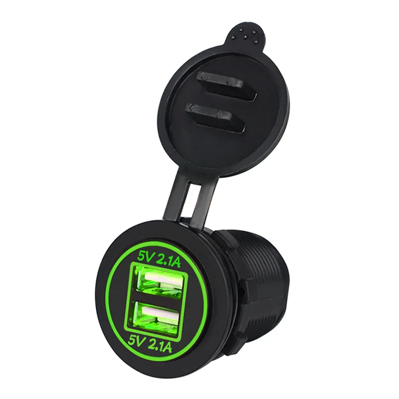 5V 4.2A Dual USB 12V 24V Автомобиль Мотоцикл Грузовик прикуриватель мобильный телефон