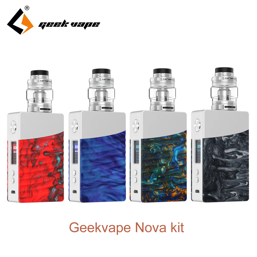 2 шт./лот новейший оригинальный Geekvape nova 200 W комплект в виде чипсета mod с баком Cerberus