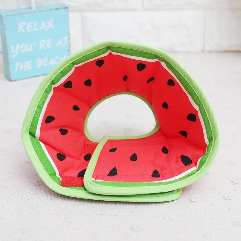 Аксессуары для домашних животных Elizabeth Circle Fruit Donuts ошейники для шеи Защитные против царапин Пэт Круг для заживления ран медицинское восстановление 10A