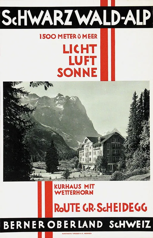 Switzerland Berne Tourism Posters Bern - Gurten Kulm Classic Wall Stickers Canvas Painting Vintage Poster Home Bar Decor Gift | Дом и сад