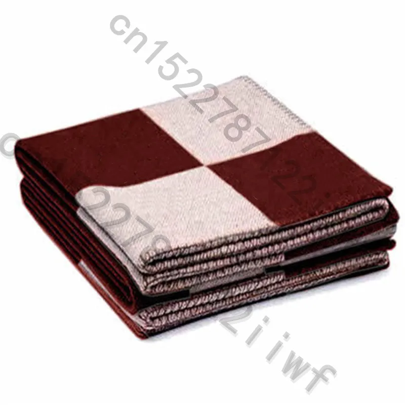 H Blanket Wine Новое кашемировое Клетчатое одеяло, вязанное крючком, мягкий шерстяной шарф, шаль, портативный теплый диван, кровать, флисовое вязаное розовое одеяло, наволочка - Цвет: H Blanket Wine