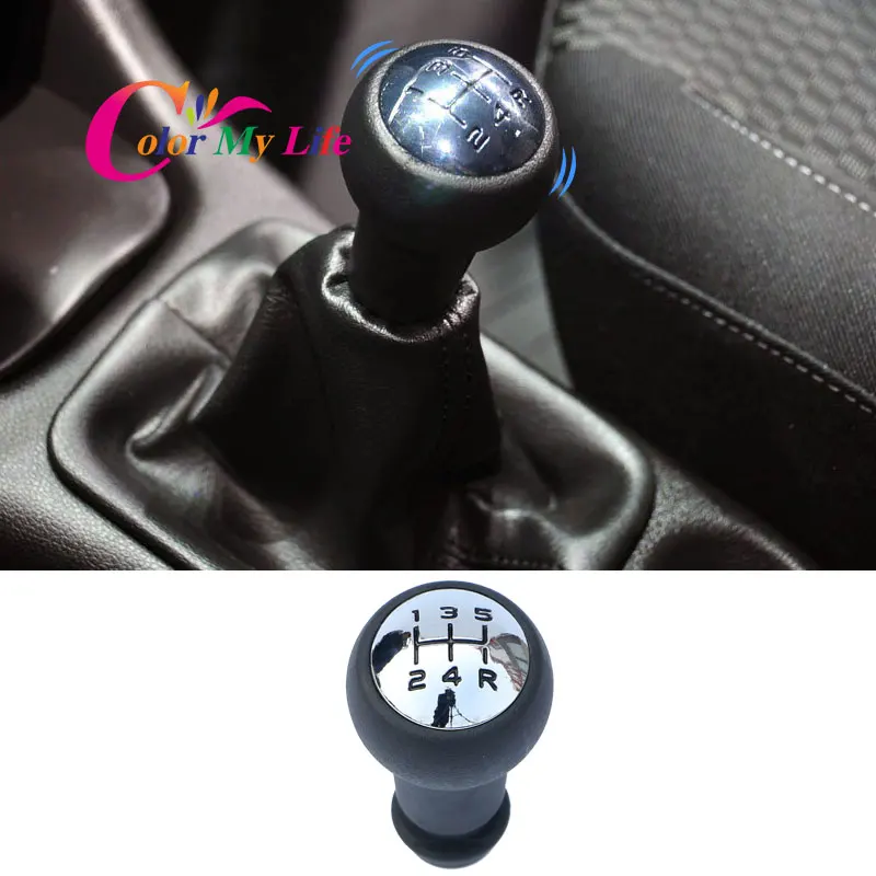 Ручка рычага переключения передач 5 скоростей из АБС пластика для Peugeot 106 206 306 406 107