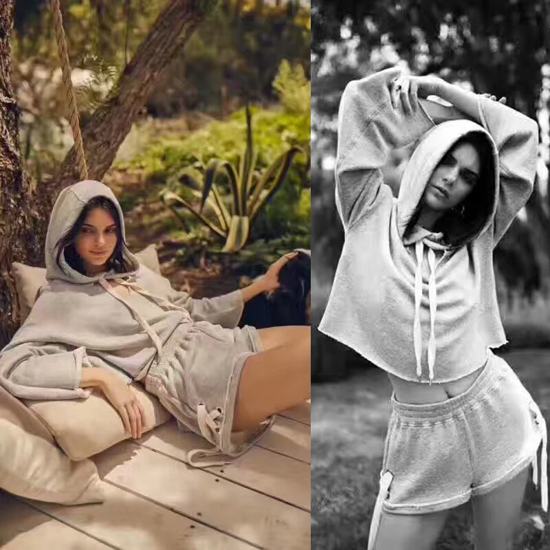 Спортивный костюм для женщин повседневный комплект из двух предметов