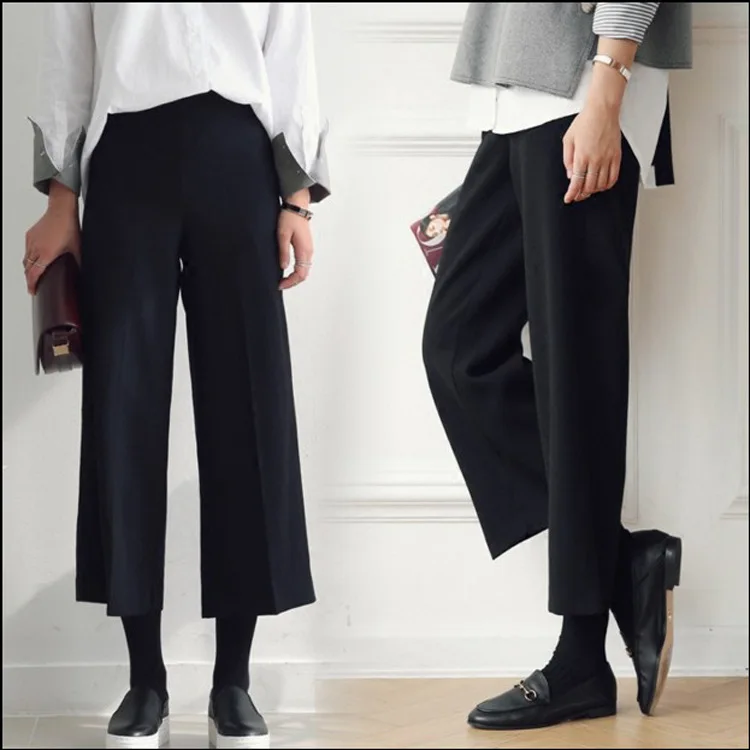 2019 новые шерстяные штаны для беременных девять брюк утепленные брюки модные