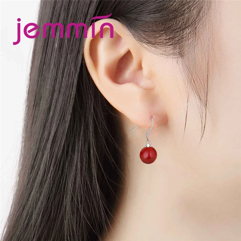 Новый Дизайн Подвески букле Foreille Femme 925 стерлингового серебра стекло свисающие