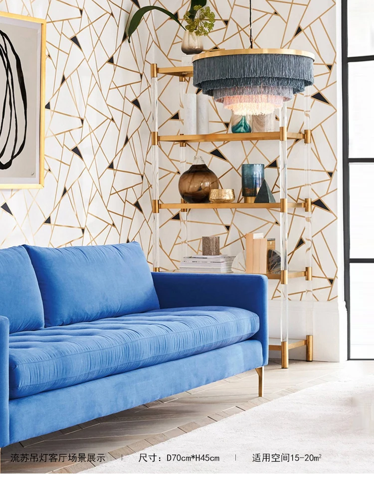 Светильник для маленькой квартиры гостиной обеденного стола с пером простой