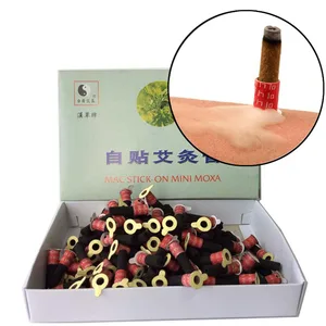 Высококачественный бездымный самоклеящийся трубка мокса акупунктурный массаж трубка для моксотерапии 180 шт. палочки мокса