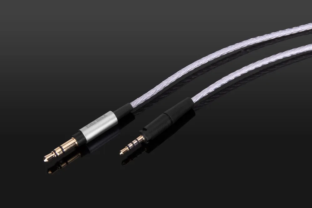 Новая замена обновления серебряный аудио кабель для Sennheise HD 4.30i HD 4,30G 4.40BT 4,50 BTNC 400S Наушники-3 цвета