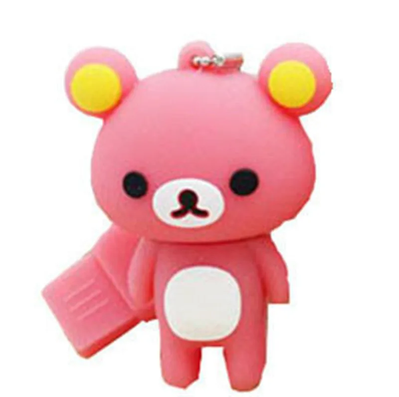 Jaster lovely флеш-накопитель Rilakkuma Медведь стиль USB флеш-накопитель ручка карта памяти U диск Флешка 4 ГБ 8 ГБ 16 ГБ 32 ГБ 64 ГБ - Цвет: A