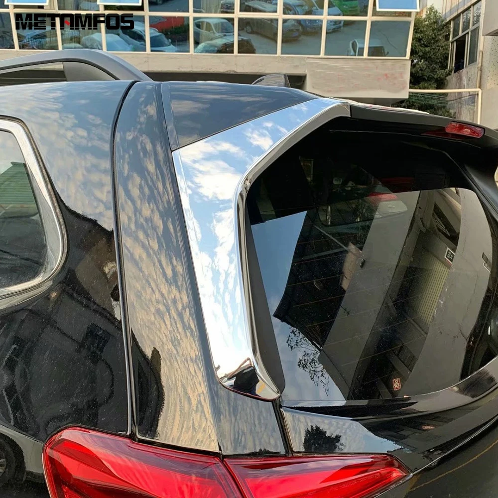 Для Subaru Forester SK 2019 2020 аксессуары ABS Chrome Защита от солнца на заднее стекло крышка