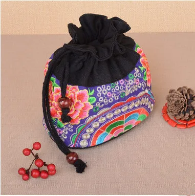 Мода Национальный Этническая вышивка сумки! Multi ручной работы вышитые сумка Топ