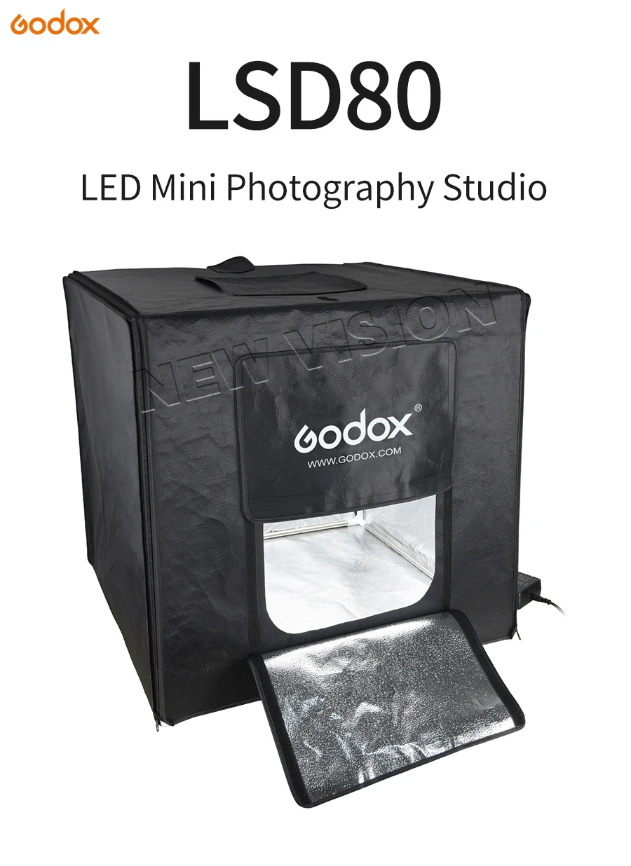 Godox LSD80 80*80 см 40 Вт CRI> 96 Светодиодный тент для фотостудий портативный софтбокс для съемки с портативной сумкой для фотографии продукта