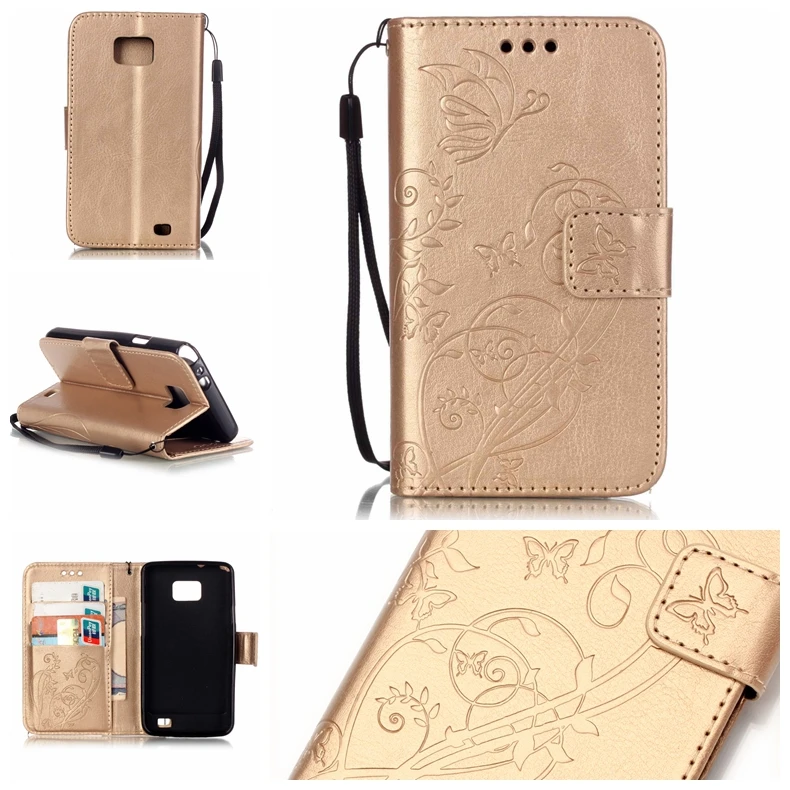Чехол для Samsung S2 чехол SII i9100 9100 Galaxy 4 3 дюйма + держатель карт на ремешке|case for|case casecase