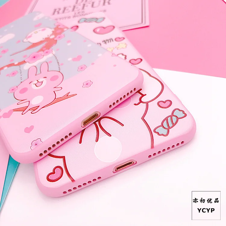 Для iphone XS Max милый Cardcaptor Sakura задний Чехол+ пленка для экрана из закаленного стекла, Девушка Мягкий чехол для iphone X XR 6 7 8plus
