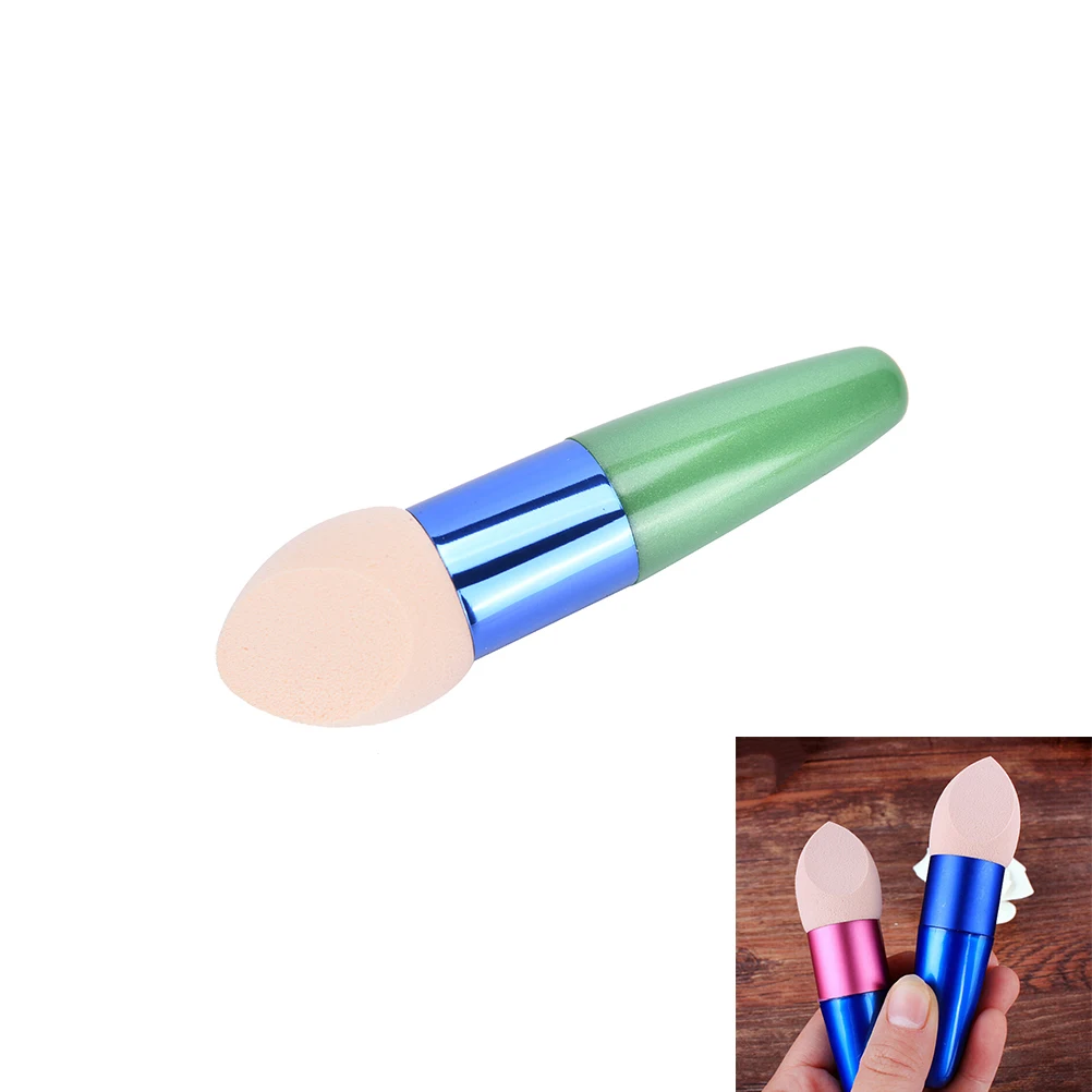Губка для макияжа в форме леденца кисть нанесения основы консилера румян пудры