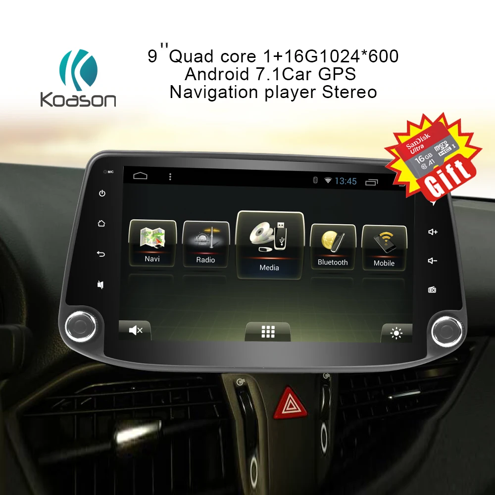 Система GPS навигации Koason на Android 9 дюймов для Hyundai i30 2017|GPS транспорта| |