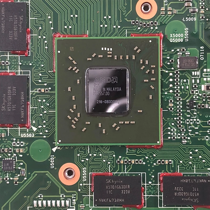 Оригинальная материнская плата для ноутбука Toshiba L855 L850 S855 HD4000 + HD7670M 1G GPU HM76 DDR3