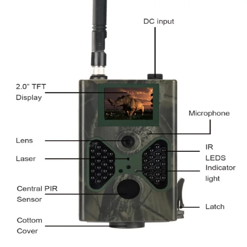SUNTEKCAM HC 300M 16MP 940nm Ночное видение Охота Камера MMS SMS GSM GPRS 2G ловушка фото дикий