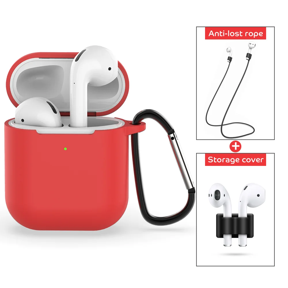 Силиконовый защитный чехол для AirPods 2 защиты от потери аксессуары 2nd|Аксессуары