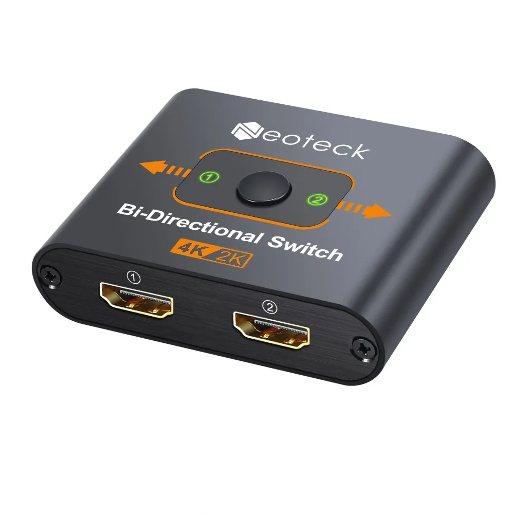 4K двунаправленный HDMI переключатель Поддержка 3D 2 в 1 выход с USB кабель питания более стабильный Переключатель HDMI 2 порта HDMI коммутатор