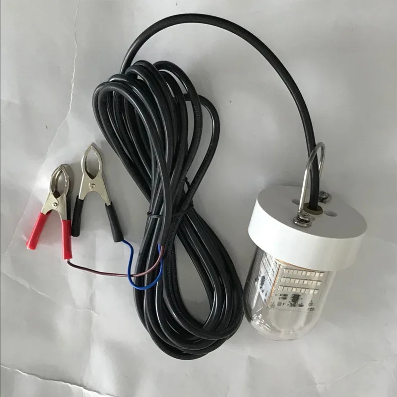 60 Вт 12 В кальмарный рыболовный светильник темно зеленый светодиодный для ночной