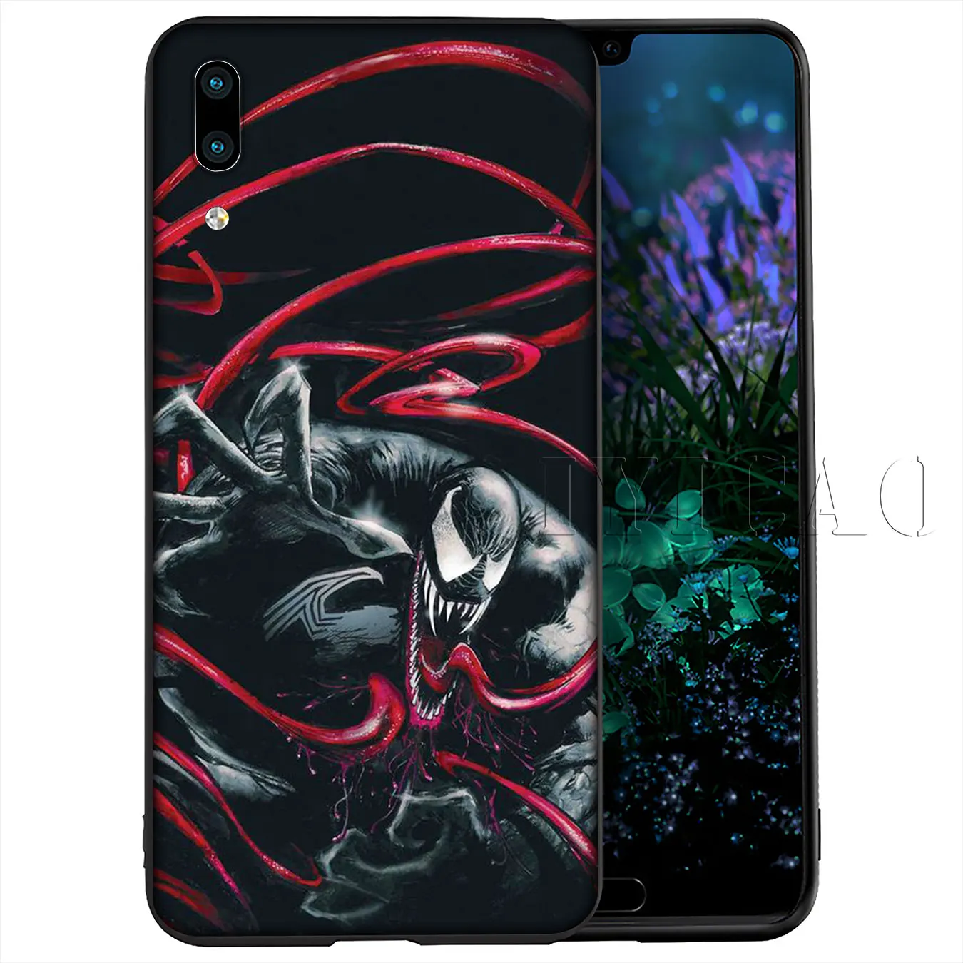 IYICAO Venom Marvel Мягкий силиконовый чехол для телефона Huawei Y9 Y7 Y6 Prime 2019 Honor 20 8C 8X8 9X10 Lite 7C 7X