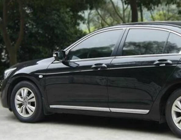 Верхняя звезда ABS chrome 4 шт. задняя сторона автомобиля защитная полоса для Honda Accord