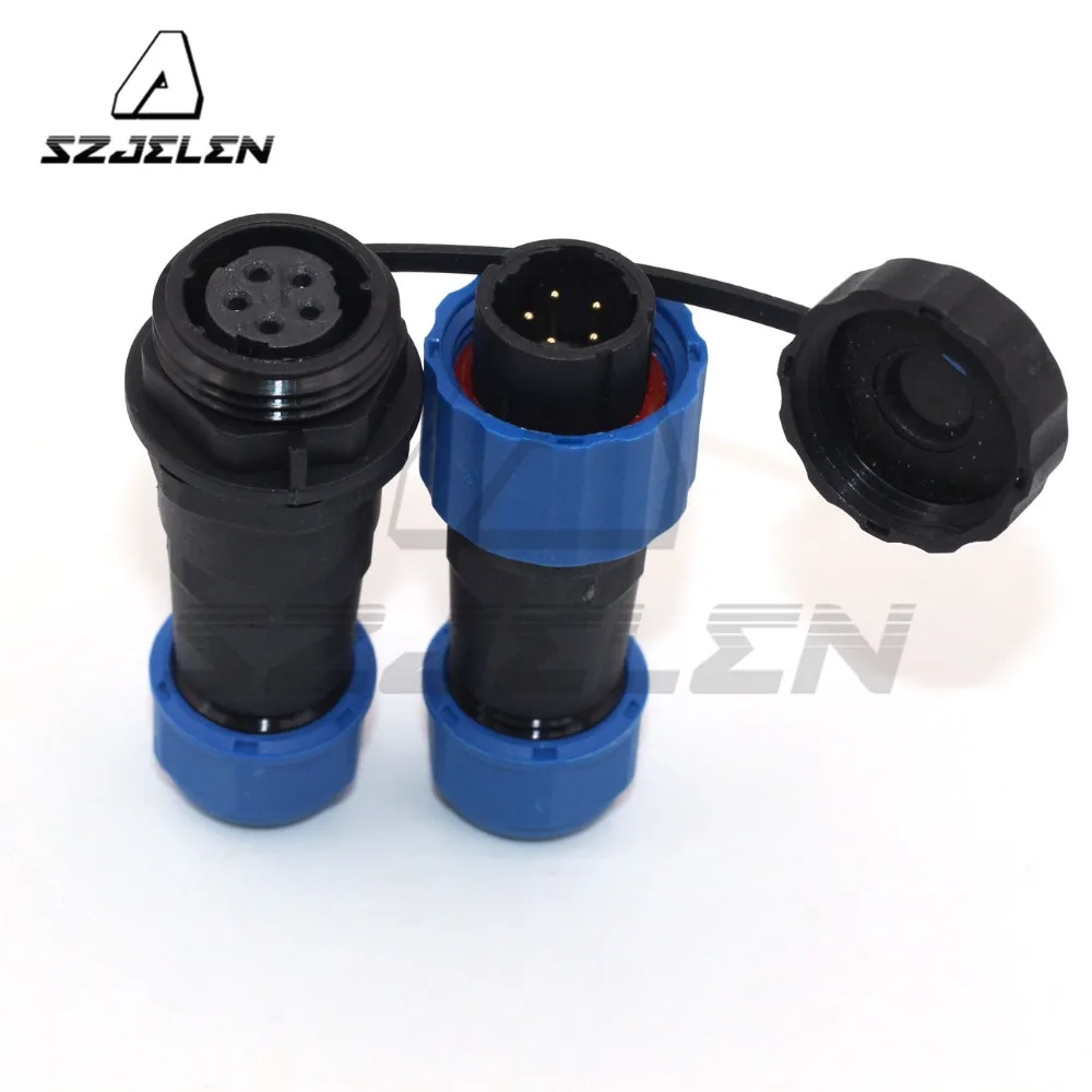 SD16 Водонепроницаемая док станция авиация 5Pin IP67 разъем силового кабеля 5А штекер и