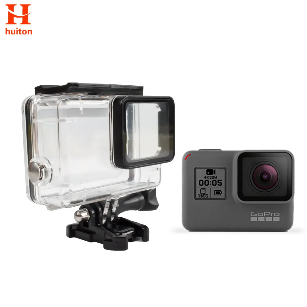 Go Pro 45 м Водонепроницаемый подводный защитный Корпус чехол для GoPro Hero 5 спорт