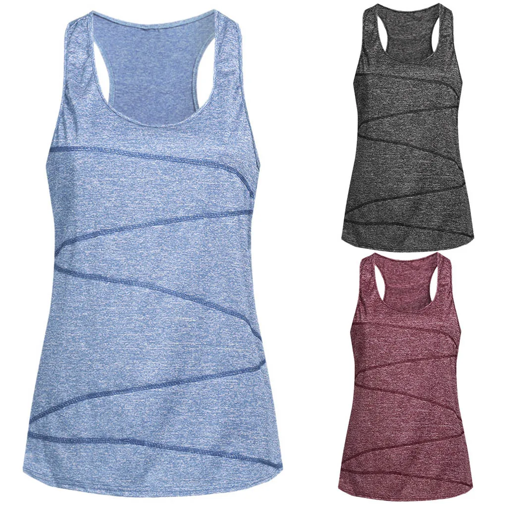 Топ на бретелях Для женщин без рукавов безрукавки для активных игр одежда