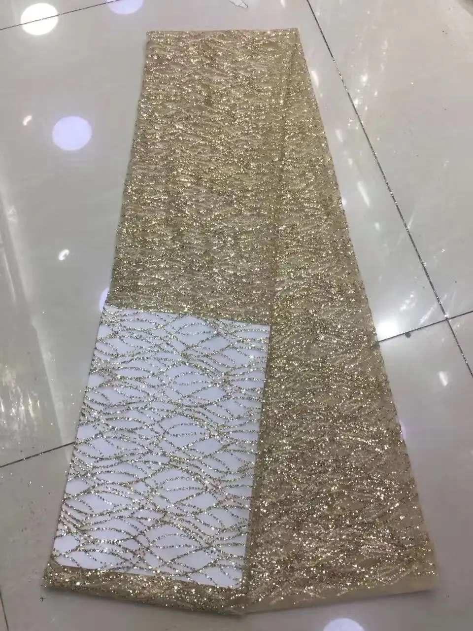 Современный дизайн блестящая французская кружевная ткань африканская вышивка