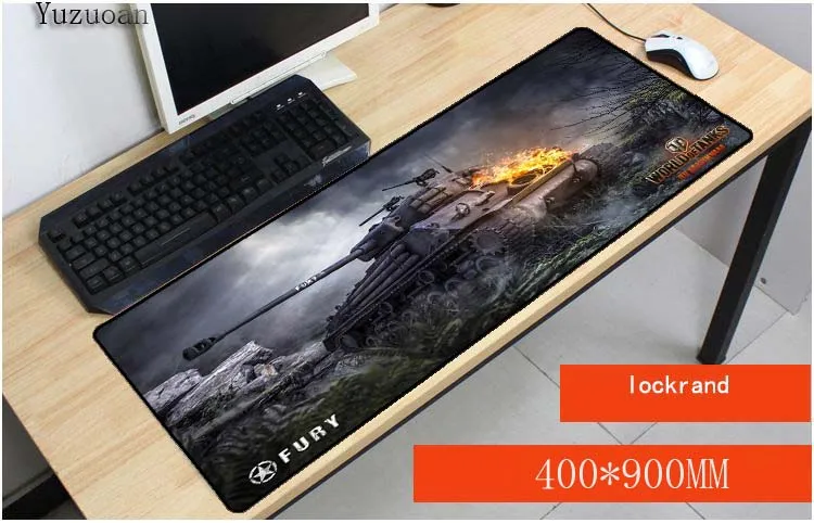Коврик для мыши Yuzuoan World of Tanks 900x400mmX3 wot Pad to mouse Notbook компьютерный коврик популярный