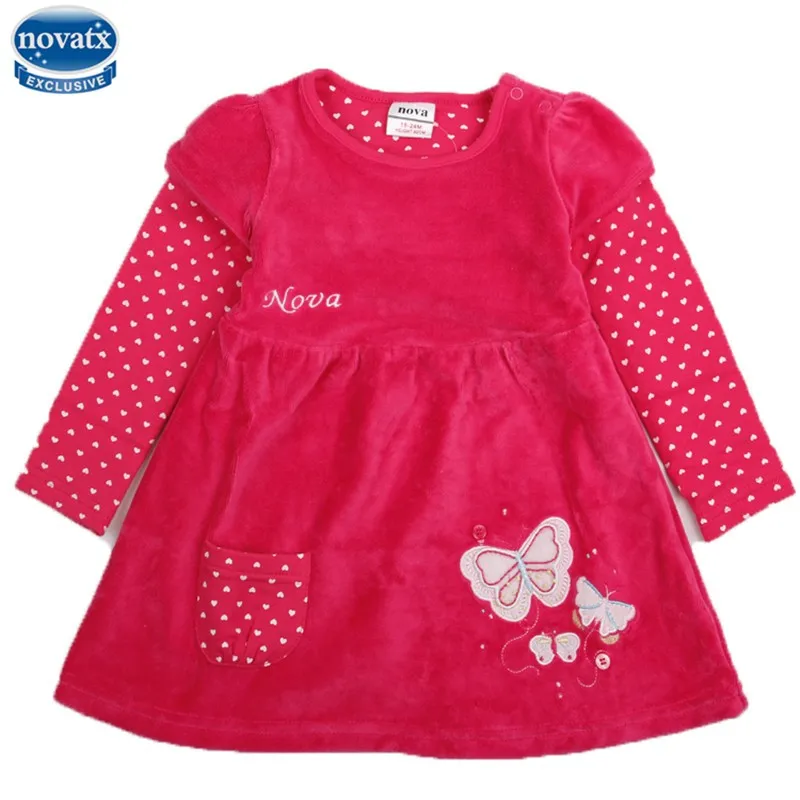 2 цвета Детская Одежда Nova платья с героями мультфильмов хит продаж детские зимние