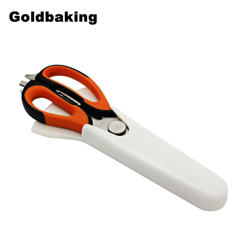 Многофункциональные кухонные столовые приборы с магнитным держателем ножницы