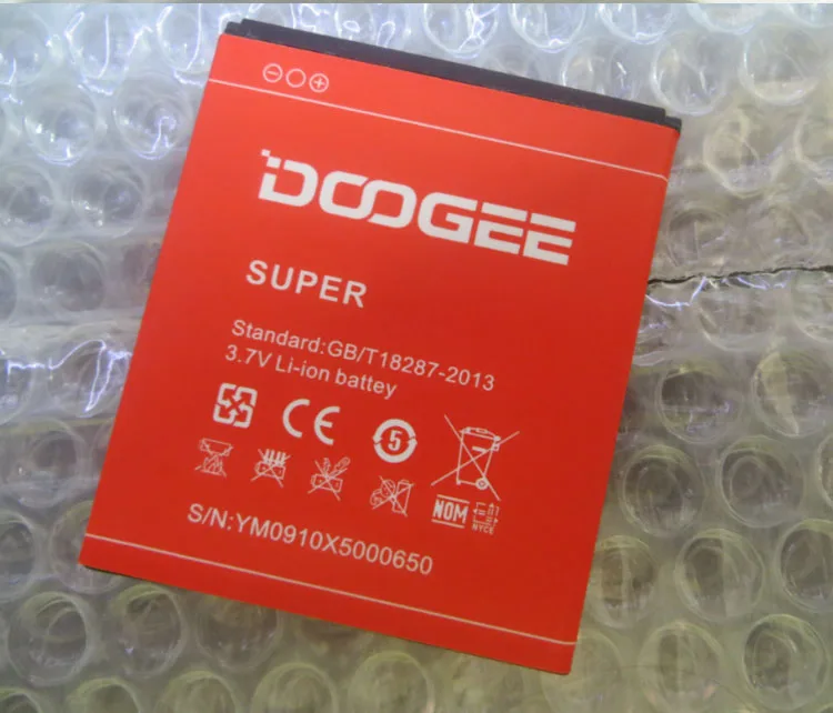 Аккумуляторные литий ионные батарейки 3 8 в полимерные встроенные для Doug DOOGEE new X5/X5