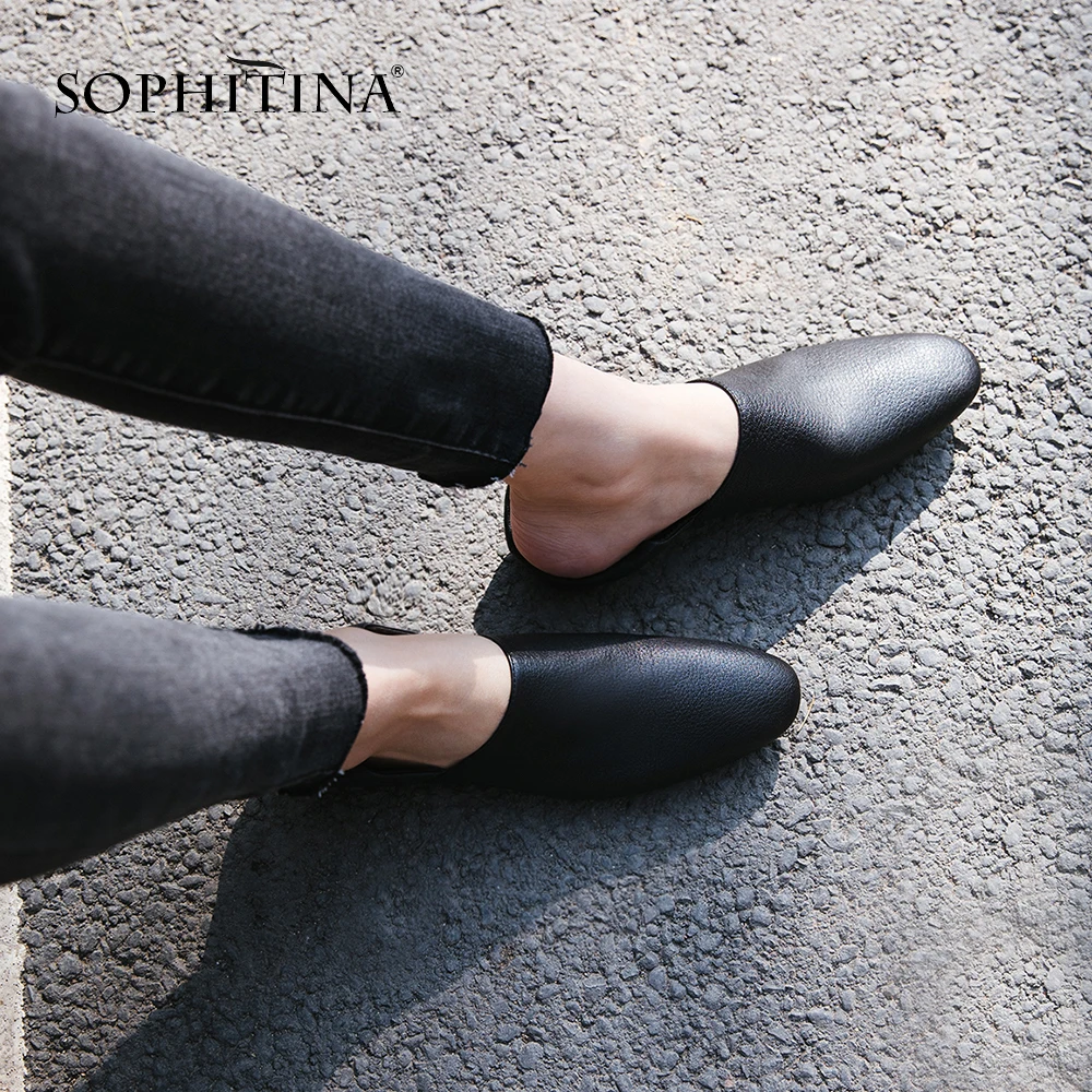 SOPHITINA/Повседневная женская обувь на плоской подошве в лаконичном дизайне.