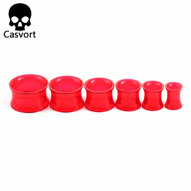 Casvort 2 шт. ранцы и туннели серьги растяжки для пирсинга ювелирные