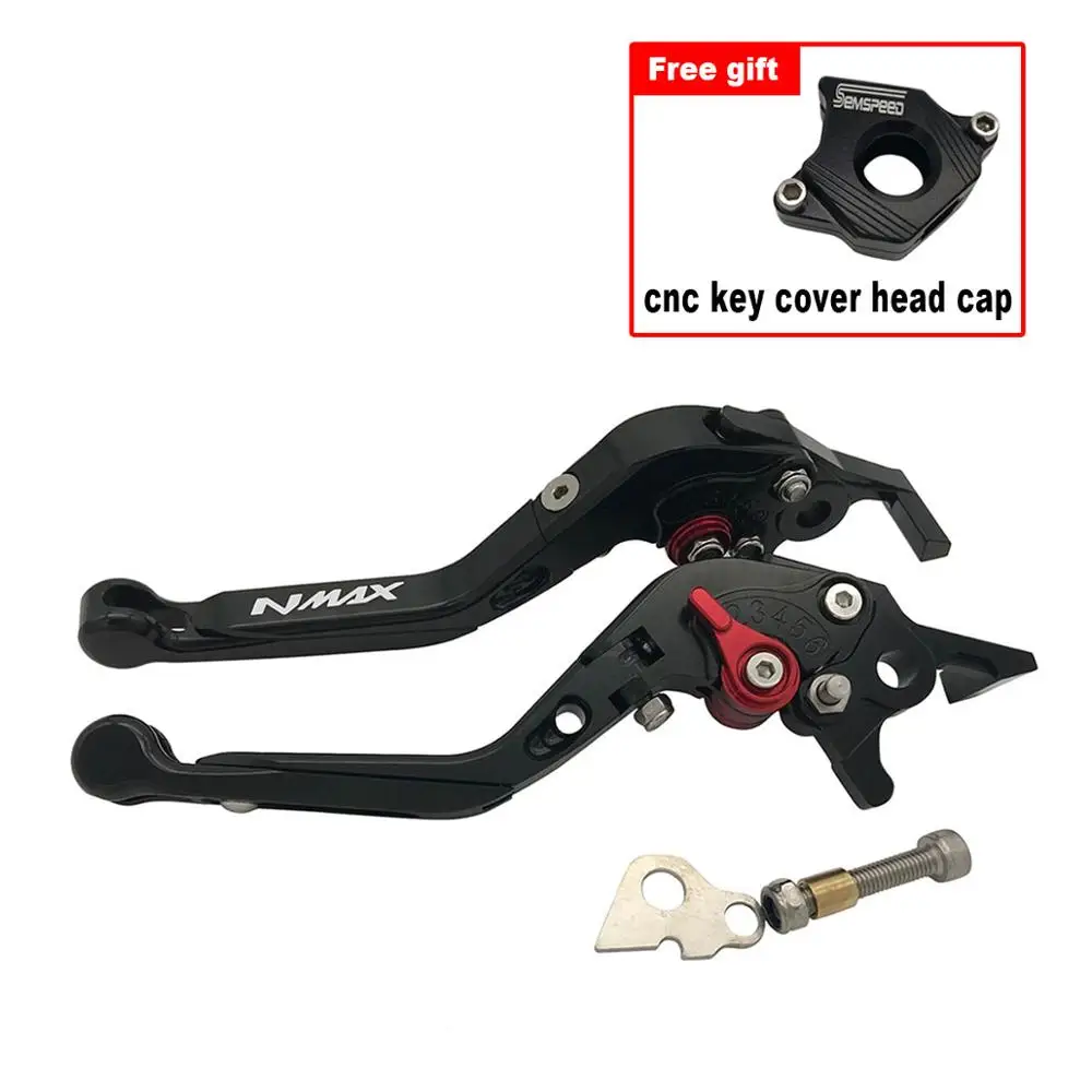 

Parking levers Key Cover Kit For YAMAHA N-MAX 155 150 125 NMAX 155 N-MAX 150 155 Scooter Folding Extendable Brake Clutch Levers