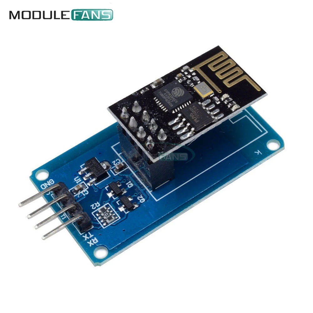 ESP-01 ESP8266 ESP-01 ESP01 Серийный беспроводной wifi модуль для Arduino трансивер приемник плата адаптера Raspberry Pi UNO R3 One 3,3 V 5V - Цвет: ESP-01